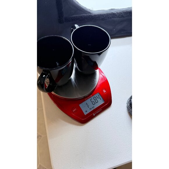 Corelleo Set Of 2 Stoneware Black Mugs - Picture 6 of 9